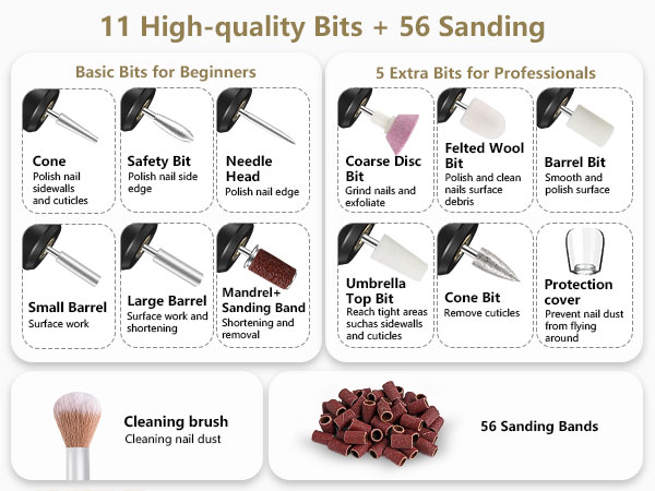 nail drill bits