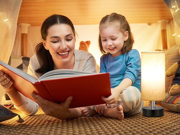 Small Table Lamp for Bedroom with Night Stands Bedside Lamps