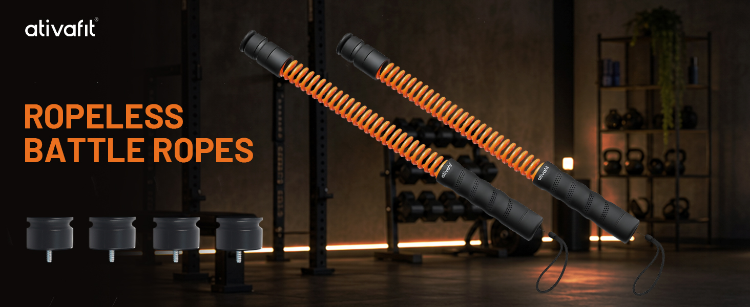 ATIVAFIT Battle Ropes for Home Gym