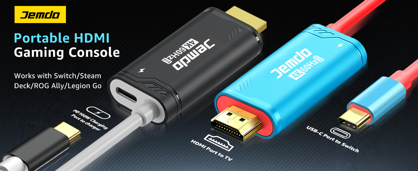 JEMDO HDMI Cable for Switch 2