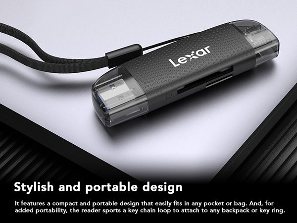 Stylish and portable design