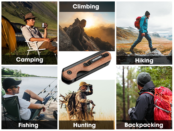 utility knife box cutter opener folding razor blade belt pocket heavy duty camping quick change