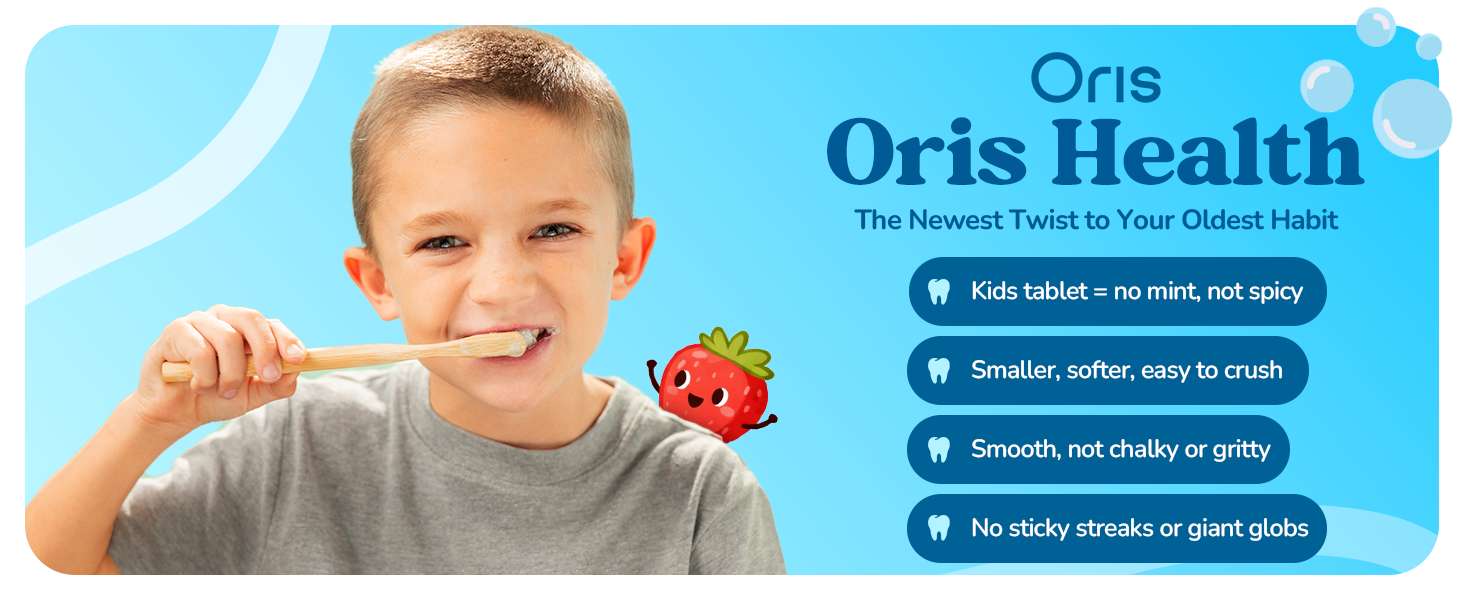 kids toothpaste tablets hydroxyapatite children oris tablets remineralizing