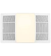 Broan-NuTone FG110HBS Heater Upgrade Grille with Dimmable LED and Color Adjustable CCT Lighting B...