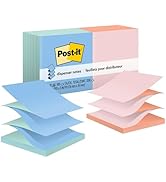 Post-it Pop-up Notes, 3x3 in, 12 Pads, America's #1 Favorite Sticky Notes, Assorted Pastel Colors...