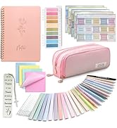 47PCs Bible Journaling Kit BIble Study Supplies for Women,Office School Supply with Large Pen Cas...