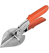 TOWOT Sharp Multi Angle Miter Shear Cutter, Adjustable at 45 To 135 Degree With Safety Lock Hand ...