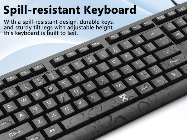Wired Keyboard Mouse Combo