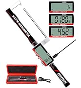 GODESON Brake Rotor Gauge, Rechargeable Digital Caliper 3.25-Inch ±0.03mm Accuracy, Stainless Ste...