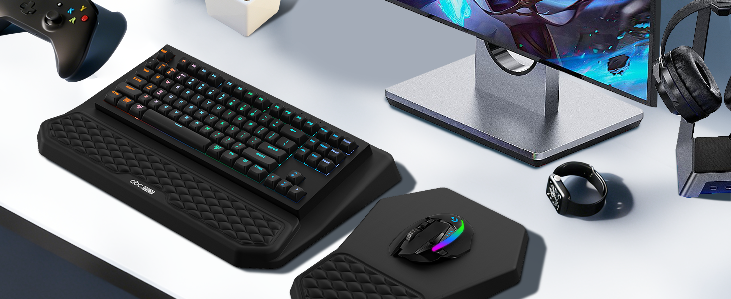 mouse pad with wrist rest