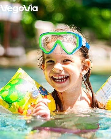  Wide View Clear Swim Mask for Kids Youth 3-15