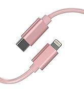 TALK WORKS iPhone USB C to Lightning Cable Charger, 10' Fast Charging Braided Cord for Apple Phon...