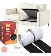 20Ft *4 Inch Hook and Loop Tape with Adhesive Back, Heavy Duty Double Sided Adhesive Strips, Stro...