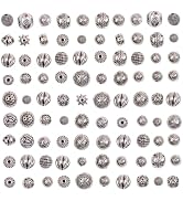 stino Silver Spacer Beads for Bracelet Earrings Necklace Making, Bulk Assorted Metal Jewelry Find...