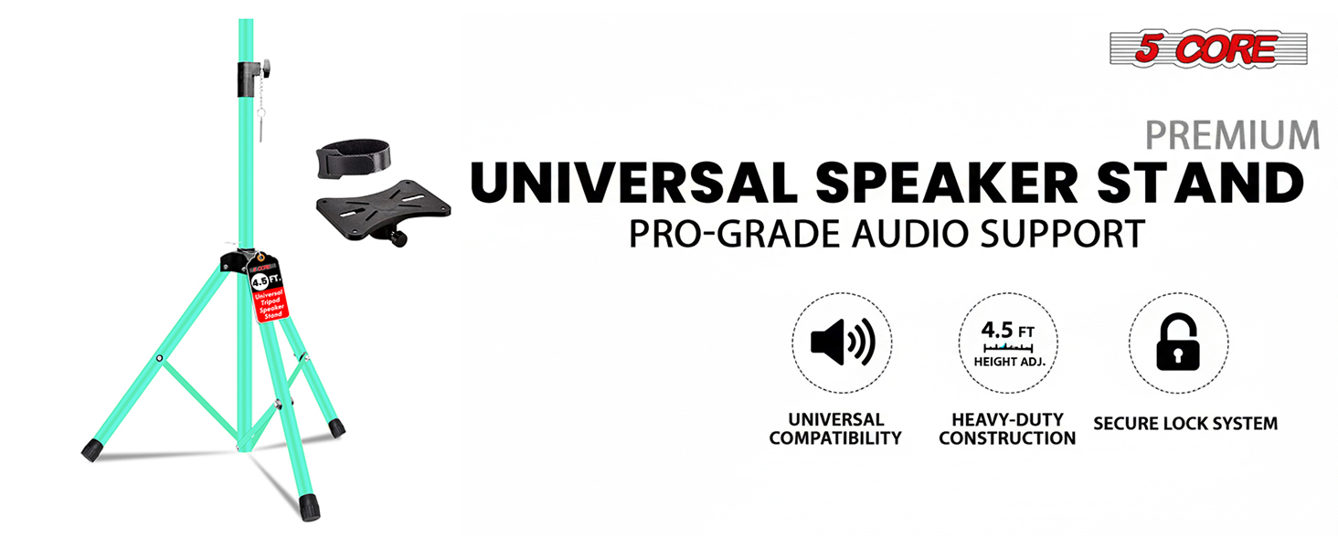 speaker stand height adjustable tripod mount pole stage studio