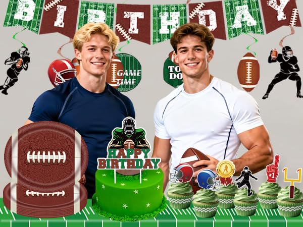 football party decorations