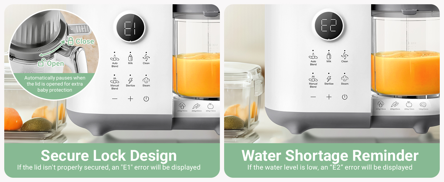 baby food maker steamer and blender