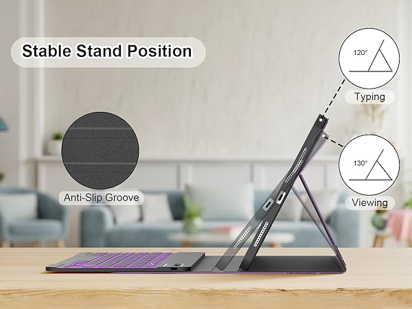 stand folio anti-slip case for ipad 10th generation 2022