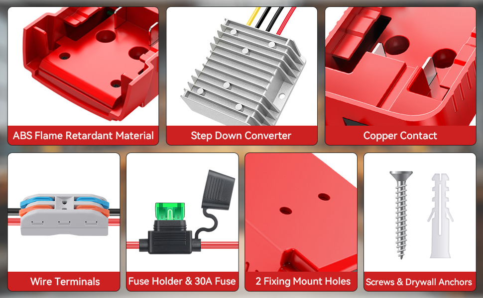 milwaukee m18 battery adapter