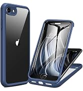 Miracase iPhone SE 2022 Case/iPhone SE 2020 Case/iPhone 8 Case with Built-in Glass Screen Protect...