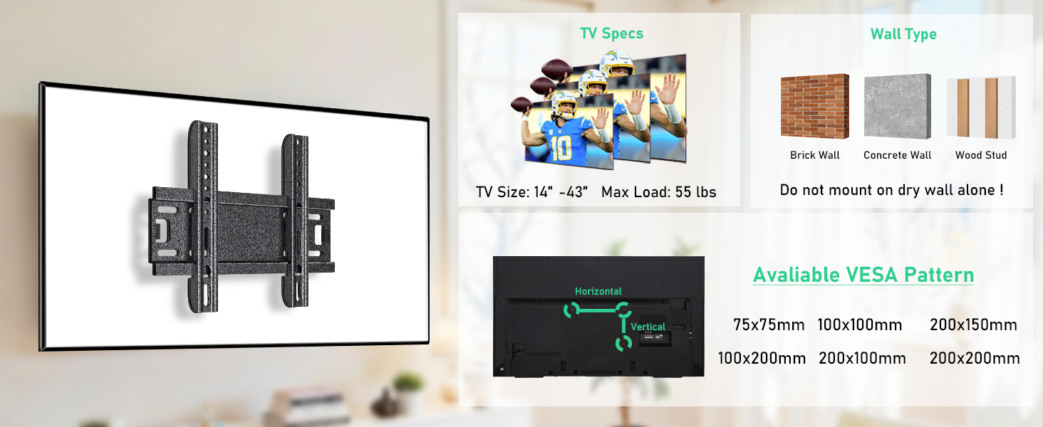small tv wall mount
