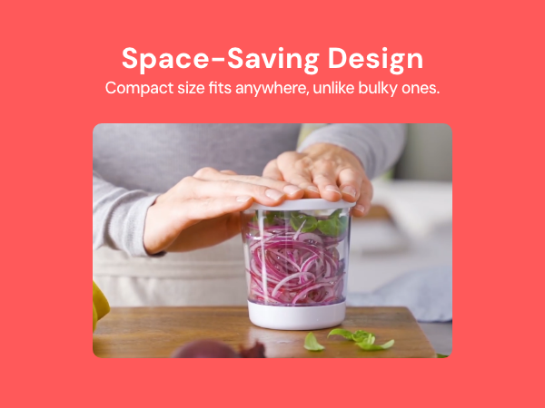 Compact spiralizer