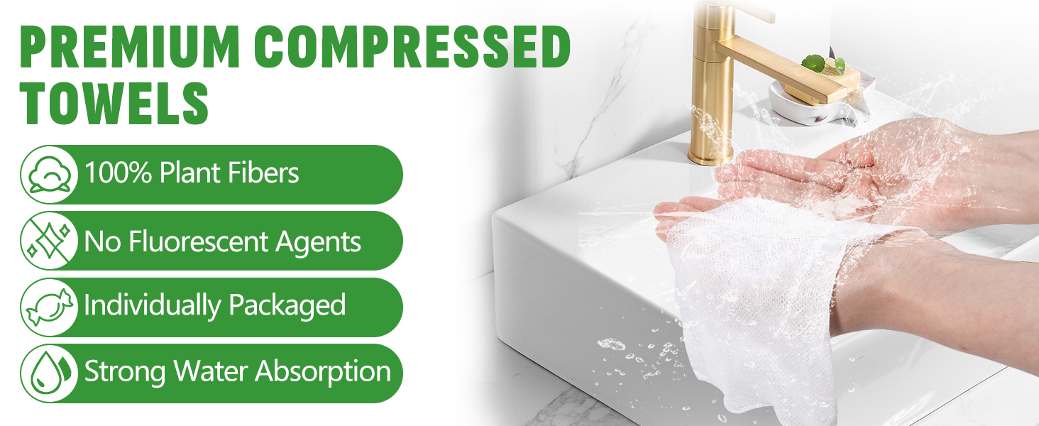 compressed towels