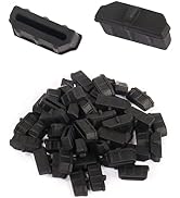 GINTOOYUN 50pcs HDMI Anti Dust Cap Cover Plugs HDMI Female Dustproof Plug Soft Silicone Protector...