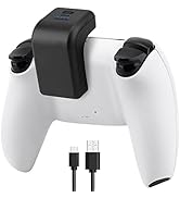 SIKEMAY PS5 Controller Accessories Rechargeable Battery Pack, 1800mAh Fast Charging External Batt...