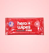 Hero Wipes Body Wipes Remove 98% Of Carcinogens, Ash, Soot, Smoke, Toxins - 120ct Extra Thick Dur...