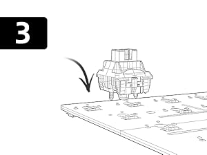 Kailh Box White V2 Keyboard Switches