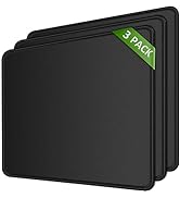 MROCO Mouse Pad [30% Larger] with Stitched Edges, 3 Pack Premium-Textured & Waterproof Mousepad B...