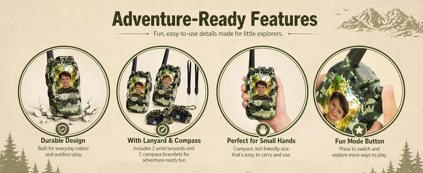 walkie talkie with camera
