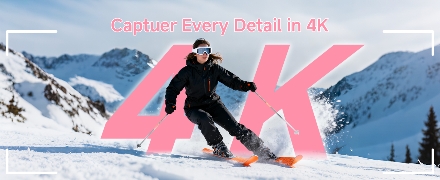 FHD 4k video recording camera