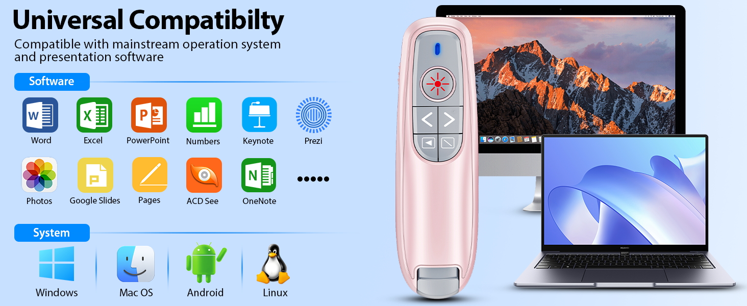 presentation clicker wireless presenter remote clicker