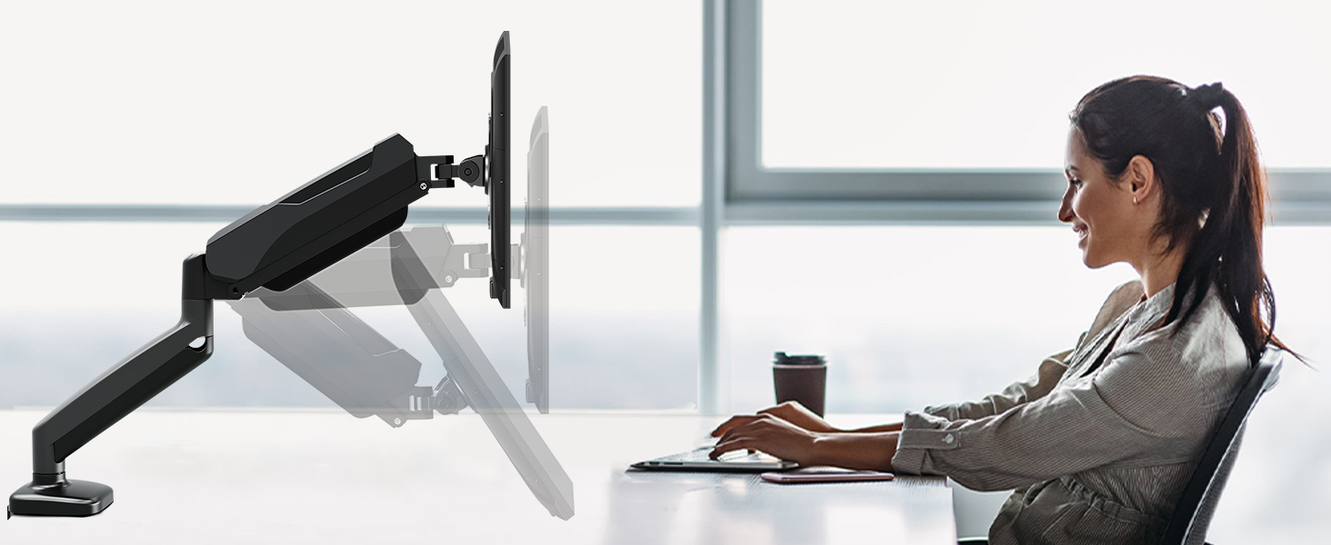 single monitor desk mount