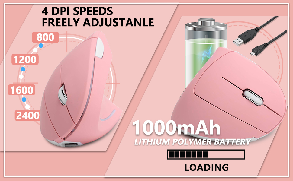 4 DPI SPEEDS FREELY ADJUSTANLE