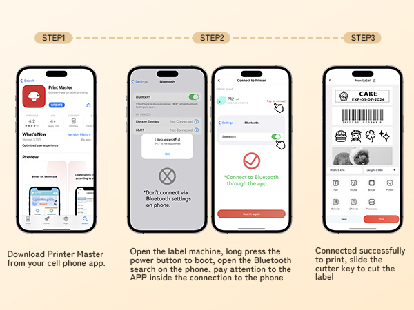 Upgraded Version Bluetooth Label Maker