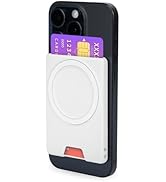 PROfezzion Minimalist Slim Magnetic Wallet, Anti-slip Durable Plastic Card Holder 2-Cards Designe...