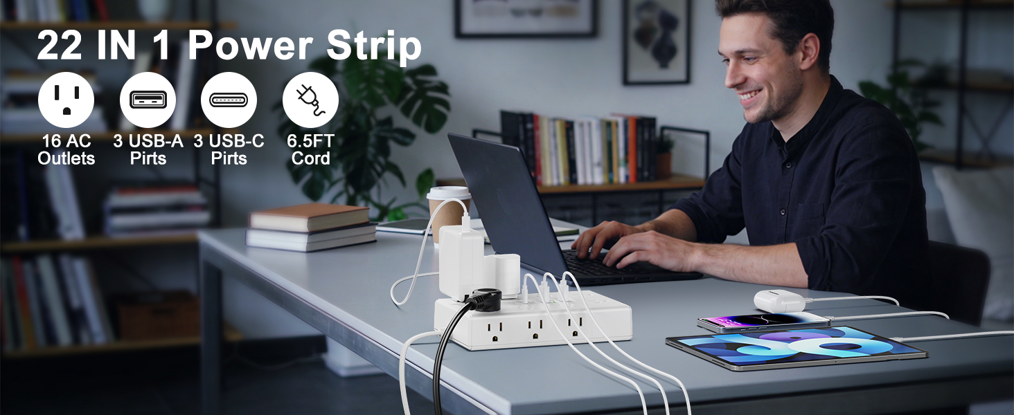 22 IN 1 Power Strip