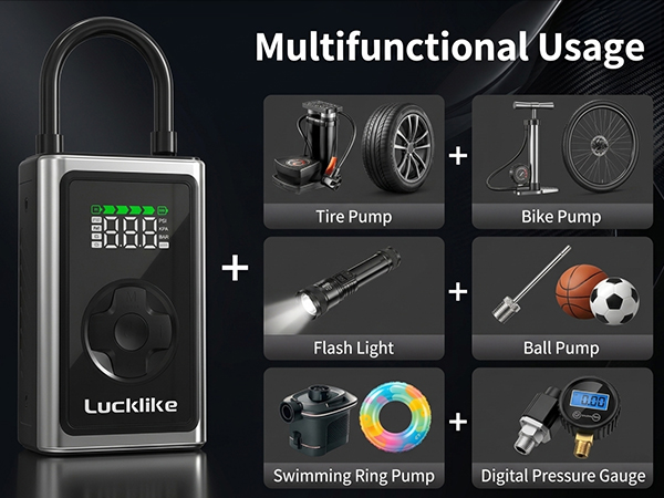 portable tire inflator for car