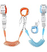 Upgrade] Anti Lost Wrist Link, Dr. Meter 2 in 1 Toddlers Safety Wristband Leash with Key &amp; Lock, ...
