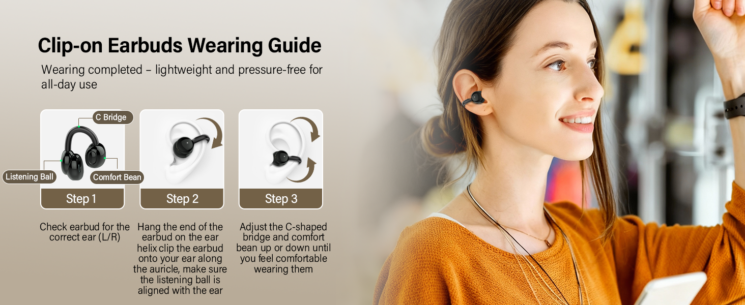 open earbuds