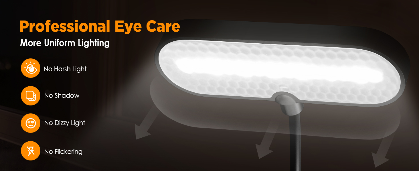Professional Eye Care Book Light,No Harsh?No Shadow?No Dizzy?No Flickering