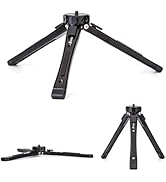 Zeadio Metal Camera Mini Tripod, Maxium Load: 40kg/88lb, Adjustable Heights Desktop Vlog Tripod S...