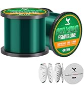 POWJOY Pro Monofilament Fishing Line with Knot Instruction Cards for Multi Purpose Cost Effective...