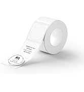 NIIMBOT B1 Label Maker Tape 50×50mm White Label Paper Compatible for NIIMBOT B1 B21, Thermal Stic...