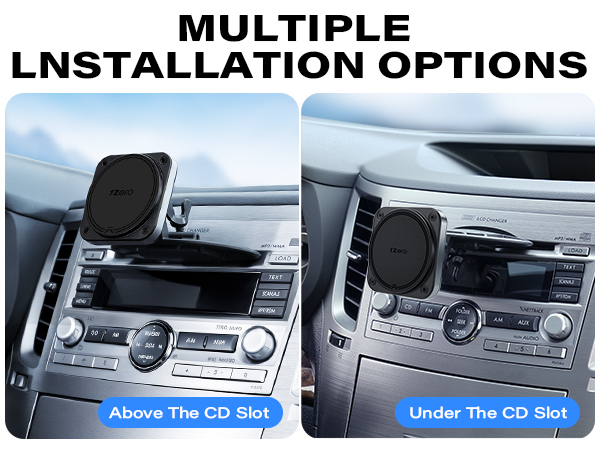 cd phone holder for car