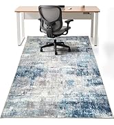 Large Office Chair Mat Desk Chair Mat for Hardwood Floor, Easy Glide for Office Home Gaming for T...