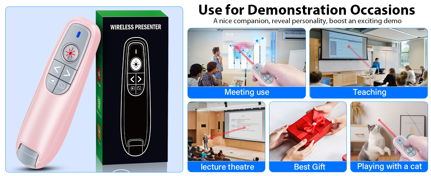 presentation clicker wireless presenter remote clicker